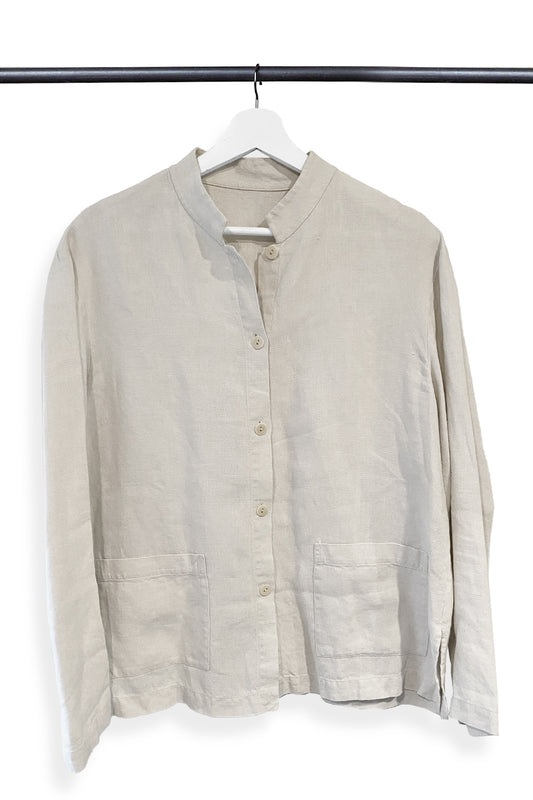 1980s Ivory Linen Jacket