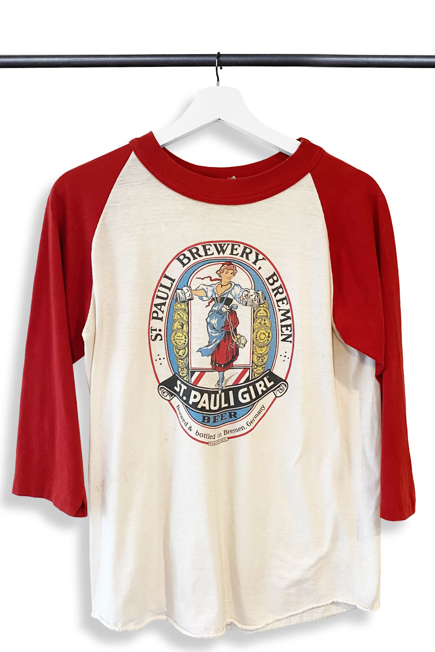 Budweiser Vintage Baseball T Shirt