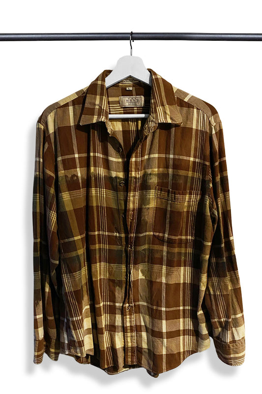 Bleached Out Flannel Shirt
