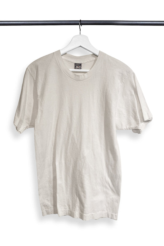 Vintage 1990s B.V.D. White T-Shirt