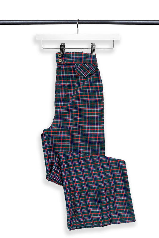 1980s Plaid Pants 25 x 31